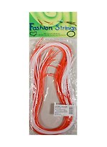 Набор трубочек для плетения крас.-бел. (514687) (20 шт.) (1м) (Fashion Strings) (упаковка)