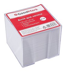 Блок для записей, 90х90 мм, белый, GoodMark