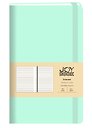 Записная книжка А6 96л лин. "Joy Book. Ментоловый" иск.кожа, тонир.блок, скруг.углы, ляссе, резинка, карман на задн.форзаце