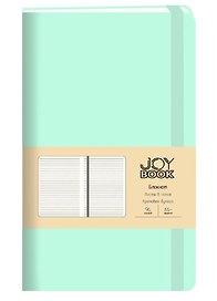 Записная книжка «Ментоловый» А6, 96 листов в линейку, экокожа, Joy Book