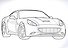 Современные автомобили. Раскраска - 1