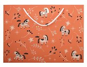 Пакет А4 26*36 "Lucky"красный, НГ, бум.мат.ламинат