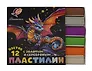 Пластилин 12цв 230гр "Фантазия" (классич, золото, серебро) к/к., стек, Луч