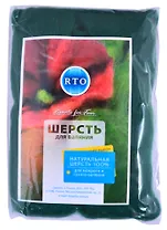 Шерсть для валяния РТО 30гр, зелёная