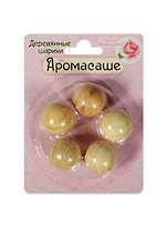 Аромашарики деревянные (роза) (5 шт.) (719056)