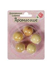 Аромашарики деревянные (роза) (5 шт.) (719056)