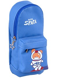 Пенал-рюкзачок на молнии Outer Space (21х9,5х7) (ткань) (ПВХ бокс)