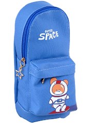 Пенал-рюкзачок на молнии Outer Space (21х9,5х7) (ткань) (ПВХ бокс)