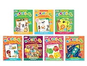 Набор развивающих книг "Наклей-ка". Комплект из 7 книг