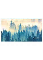 Планинг недат. 64л "Туманный лес" карманный, 7БЦ, мат.лам, выб.лак, офсет