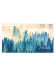 Планинг недат. 64л "Туманный лес" карманный, 7БЦ, мат.лам, выб.лак, офсет