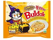 Лапша Samyang BULDAK со вкусом курицы в соусе четыре сыра Quattro Cheese, пачка, 145г