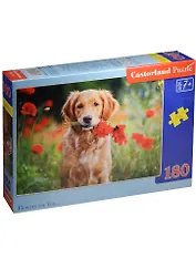Пазл Castorland Щенок в маках 180эл. В-018284