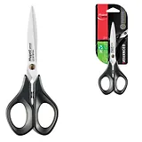 Ножницы Maped Advanced Green, 170мм, черные, эргоном.ручки, карт.упак. с европодв,496110