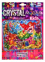 Набор для творчества ДАНКО-ТОЙС Crystal Mosaic Kids Русалочка