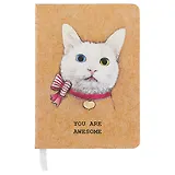 Книга для записей «Awesome cat», 96 листов, А6