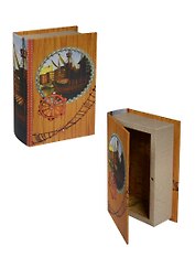 Сувенир, Феникс, Шкатулка декоративная, из МДФ, "На палубе" 17*11*5см