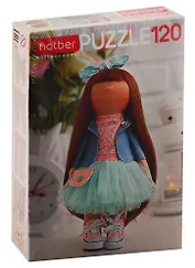 Пазл HATBER 120 элементо 165х230мм Куколка