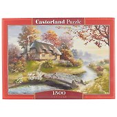 Пазл «Коттедж» 1500 элементов, Castorland - 0