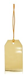 Бирки для украшения подарков "Gold",  4шт 