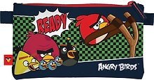 Пенал школьный 1отд. "ANGRY BIRDS" 6*21*6см, полиэстер, прямоугольный, Angry Birds