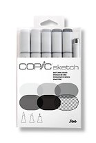 Набор маркеров Copic Sketch серые оттенки, 6 цветов