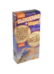Набор для творчества Lori. Выжигание «Набор №1. Леопард Автомобиль», 10 х 15