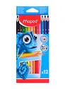 Карандаши цветные Maped, Pulse, пластиковые 12 цветов