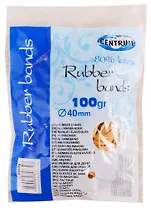 Резинки для денег 100гр белые, инд.уп