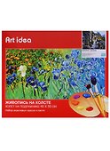 Картина по номерам Art Idea 40*50см. Девушка с цветами J014 - 0