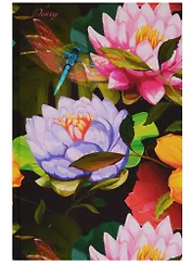 Ежедневник недатированный А5 128 листов "Цветы. Восхитительные лотосы"