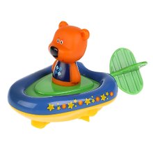 Игрушка пластизоль д/ванны «Капитошка» Мимимишки, лодка + Кеша, выс.5,4см, блистер STB2-MIMI