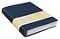 Ежедневник недат. А5 192л "Today"деним, иск.кожа, интегр.переплет, тонир.блок, тисн.фольгой, евроспираль, офсет - 1