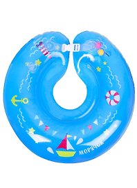 Круг на шею для купания «Морской» с погремушками, Крошка Я