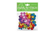 Набор для творчества Альт, Декоративные наклейки из фоамирана Набор №15 Маргаритки