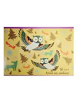 Альбом для рисования Unnika, "Лесные жители (совы)", А4, 20 листов, на скрепке