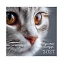 Календарь 2027г 300*290 "Пушистый календарь" настенный, на скрепке