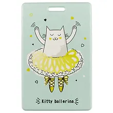 Чехол для карточек Kitty ballerina мятный (ДК2017-129)