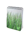 Блокнот А6 50л кл. NATURE, "Трава", спираль, пластик.обл., stila