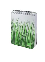 Блокнот А6 50л кл. NATURE, "Трава", спираль, пластик.обл., stila