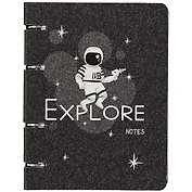 Тетрадь на кольцах в клетку Listoff, "Limited. No. 4", 120 листов