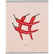 Тетрадь в клетку Listoff, Super-mix, 96 листов, в ассортименте