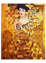 Набор д/творчества Рыжий кот Холст с красками 40х50см по номерам в коробке. Густав Климт Портрет Адели Блох-Бауэр Х-1866