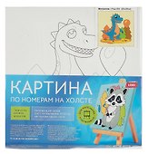 Картина-раскраска по номерам детская «Мечтатель», 20х20 см, холст на подрамнике, Lori - 1