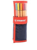 Ручки капиллярные Stabilo, Point 88, 25 цветов 0,4 мм
