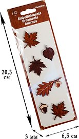 Листики (дерево) (6шт.) (WDP5201)