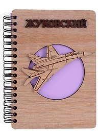 ГС Блокнот Жуковский самолет вид 2 (15,8х11) (хдф)