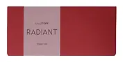Планинг дат. 2025г. 64л "Radiant" красный, настольный, иск.кожа, интегр.переплет, термотиснение, покрытие Soft Touch, тонир.блок, ляссе, инд.уп