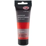 Краска акриловая художественная "Студия" 75мл, красная светлая , Гамма