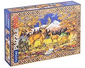 Пазл hatber "Ковер СССР. Олени", 1000 элементов